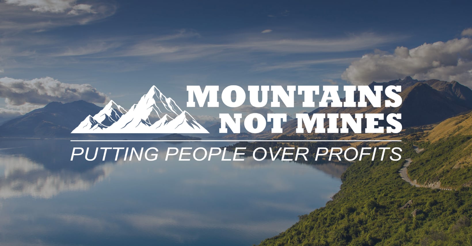 Mountains Not Mines header image